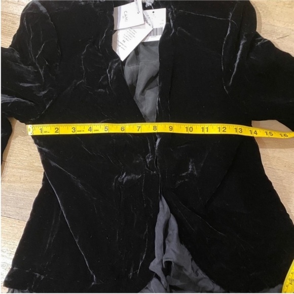 Cami NYC silk velvet black jacket NEW - Picture 5 of 7